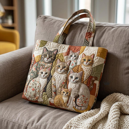 Whisker Charm Quilted Tote Bag GFTOMA10505