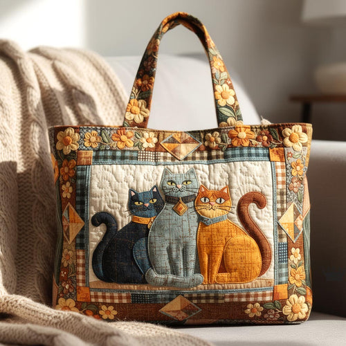 Purrfect Cats Quilted Tote Bag GFTOMA10506