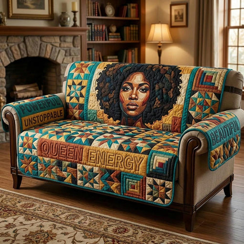 Melanin Magic Quilted Sofa Cover GFTOMA10509