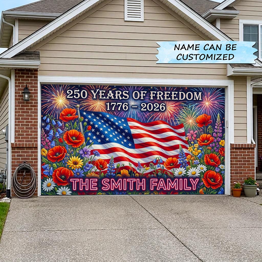 Liberty Colors Garage Door Banner QTCUZ GFTOMA10556