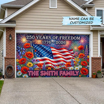 Liberty Colors Garage Door Banner QTCUZ GFTOMA10556