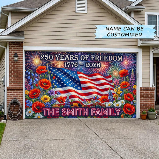 Liberty Colors Garage Door Banner QTCUZ GFTOMA10556
