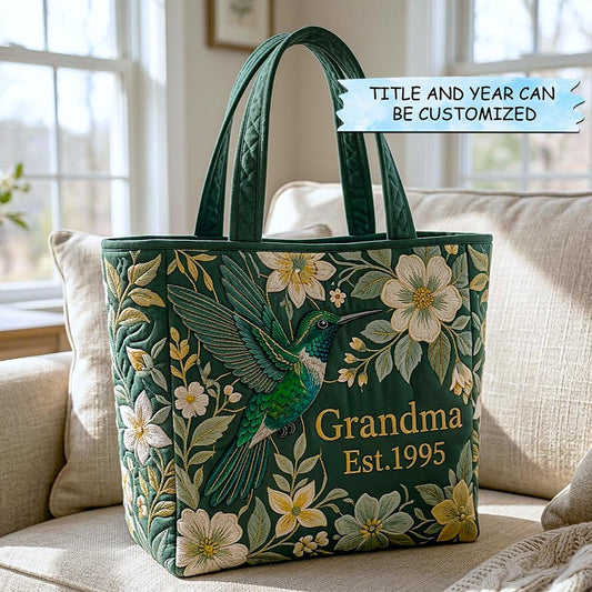 Best Mom Ever Quilted Tote Bag QTCUZ GFTOMA10561