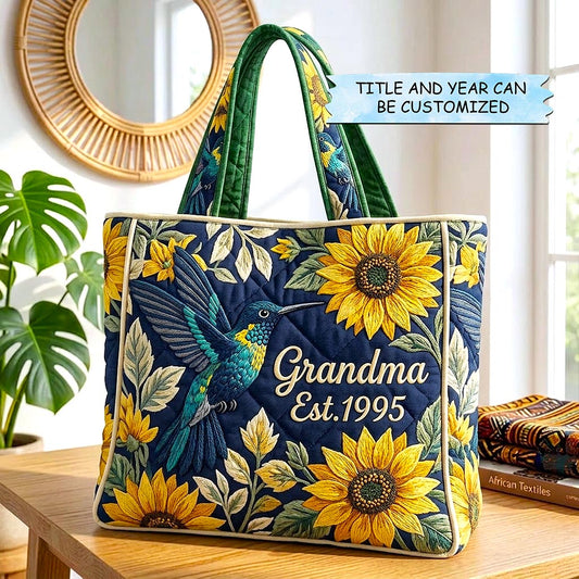 Best Mom Ever Quilted Tote Bag QTCUZ GFTOMA10562