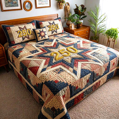 Liberty Colors 3-Piece Quilted Bedding Set GFTOMA10570