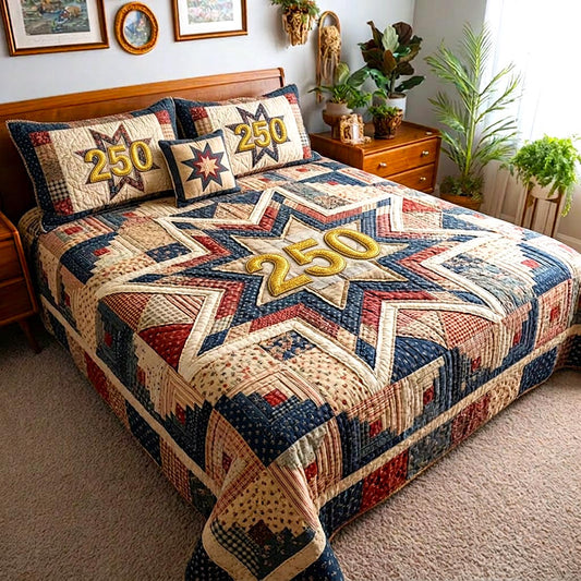 Liberty Colors 3-Piece Quilted Bedding Set GFTOMA10570