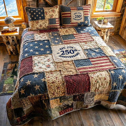 Liberty Colors 3-Piece Quilted Bedding Set GFTOMA10574