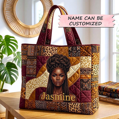 Royal Glow Quilted Tote Bag QTCUZ GFTOMA10581