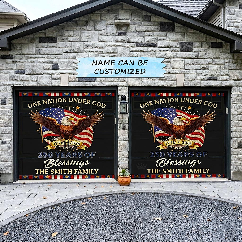 Liberty Colors Garage Door Banner QTCUZ GFTOMA10594