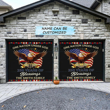 Liberty Colors Garage Door Banner QTCUZ GFTOMA10594