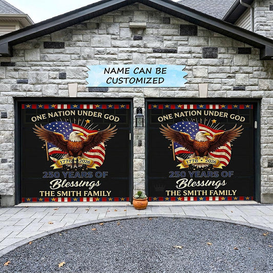 Liberty Colors Garage Door Banner QTCUZ GFTOMA10594