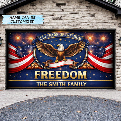 Liberty Colors Garage Door Banner QTCUZ GFTOMA10595