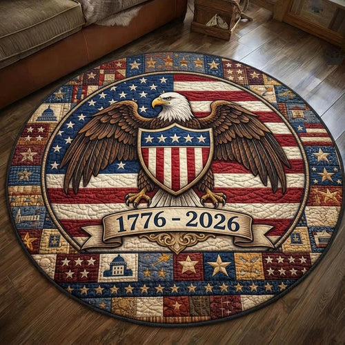 Heritage Patch Quilted Round Mat GFTOMA10633