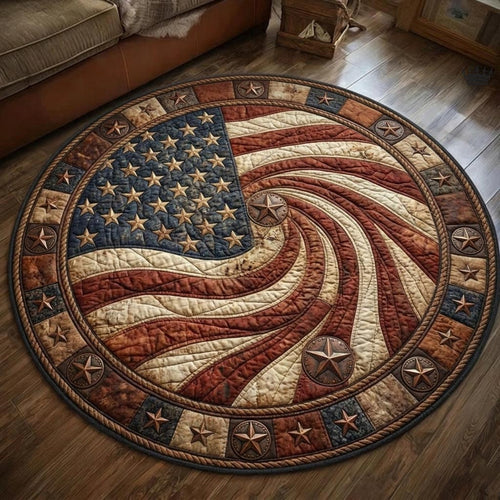 Heritage Patch Quilted Round Mat GFTOMA10634