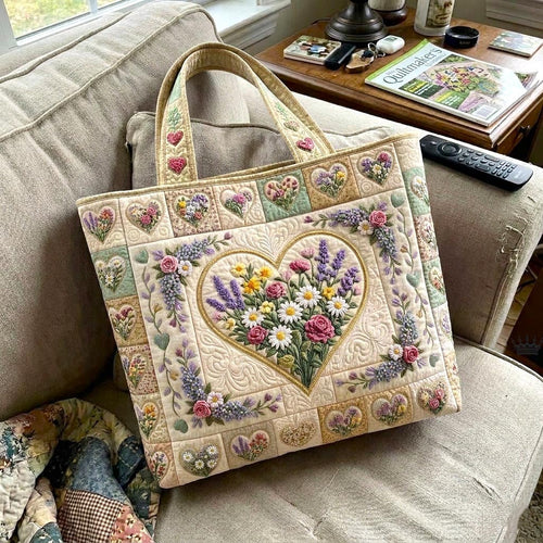 Bloom Patchwork Quilted Tote Bag GFTOMA10644