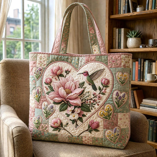 Patchwork Bloom Quilted Tote Bag GFTOMA10645