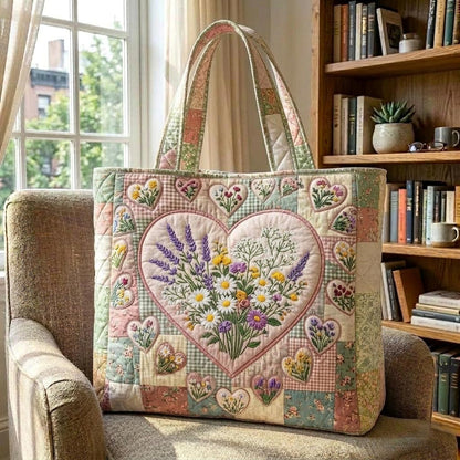Garden Patchwork Quilted Tote Bag GFTOMA10646