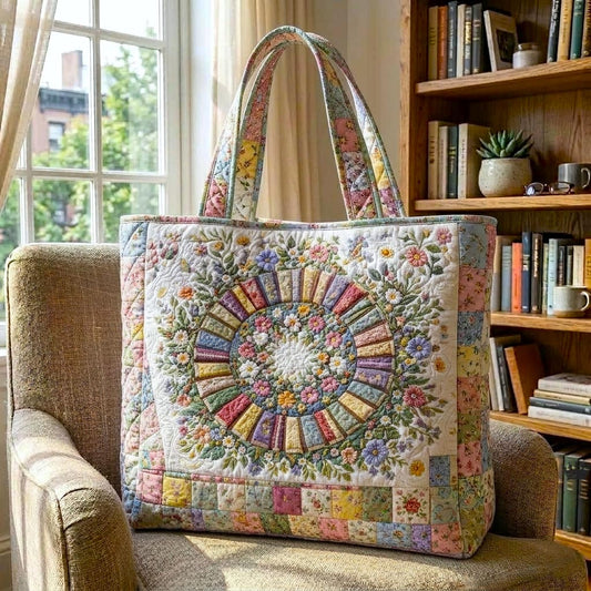 Patchwork Garden Quilted Tote Bag GFTOMA10647