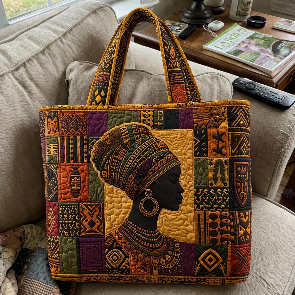 Africa Legacy Quilted Tote Bag GFTOMA10652