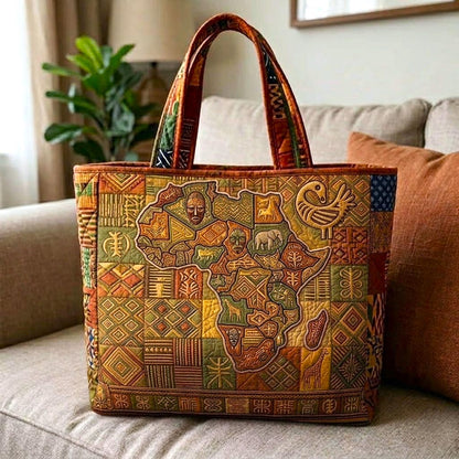 Africa Legacy Quilted Tote Bag GFTOMA10655