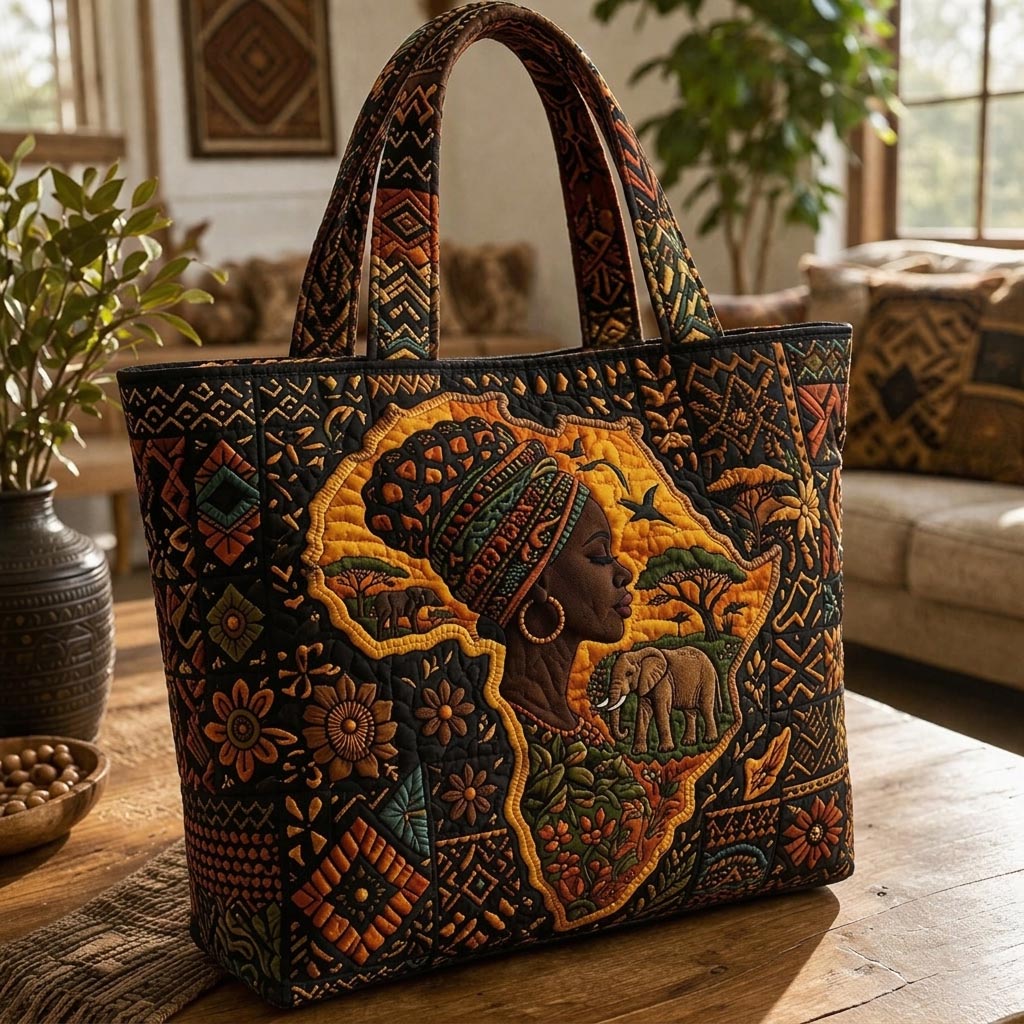 Africa Legacy Quilted Tote Bag GFTOMA10656