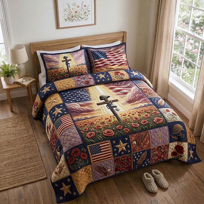 Brave Souls 3-Piece Quilted Bedding Set GFTOMA10719
