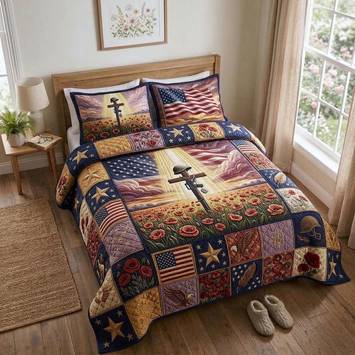 Brave Souls 3-Piece Quilted Bedding Set GFTOMA10719