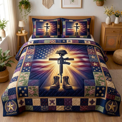 Land of Heroes 3-Piece Quilted Bedding Set GFTOMA10720