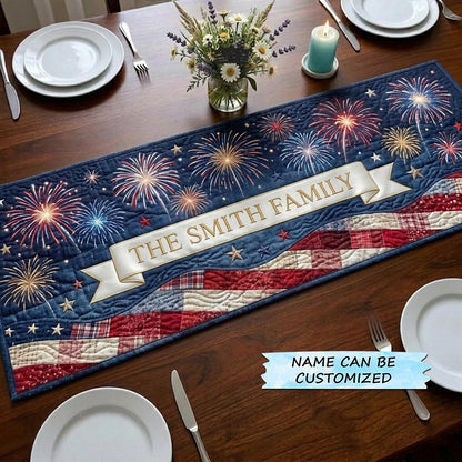 America 250th Anniversary Quilted Table Runner QTCUZ GFTOMA10764