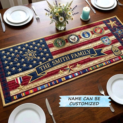 America 250th Anniversary Quilted Table Runner QTCUZ GFTOMA10769