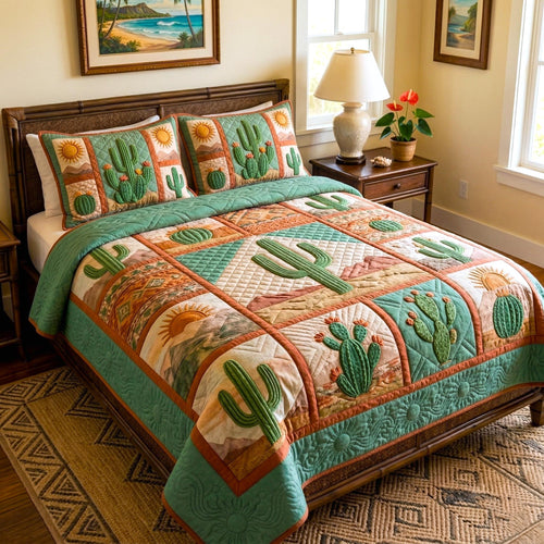 Desert Heritage 3-Piece Quilted Bedding Set GFTOMA10806