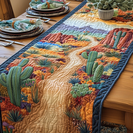 Blooming Cactus Quilted Table Runner GFTOMA1082