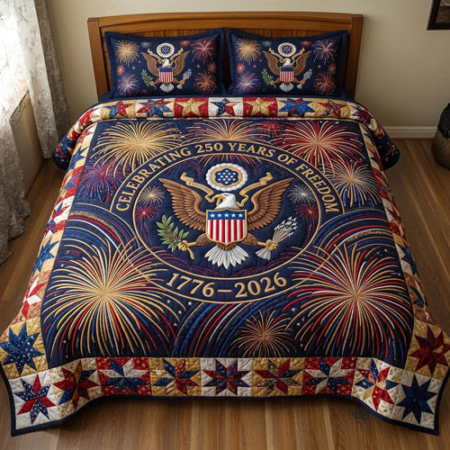 Heritage Patch 3-Piece Quilted Bedding Set GFTOMA10846
