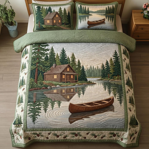 Classic Cabin 3-Piece Quilted Bedding Set GFTOMA10863