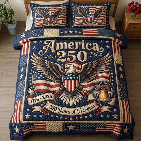 Heritage Patch 3-Piece Quilted Bedding Set GFTOMA10864