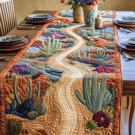 Blooming Cactus Quilted Table Runner GFTOMA1087