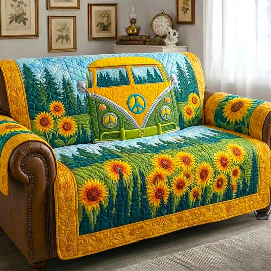 Hippie Van Quilted Sofa Cover GFTOMA10932