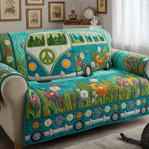 Hippie Van Quilted Sofa Cover GFTOMA10933