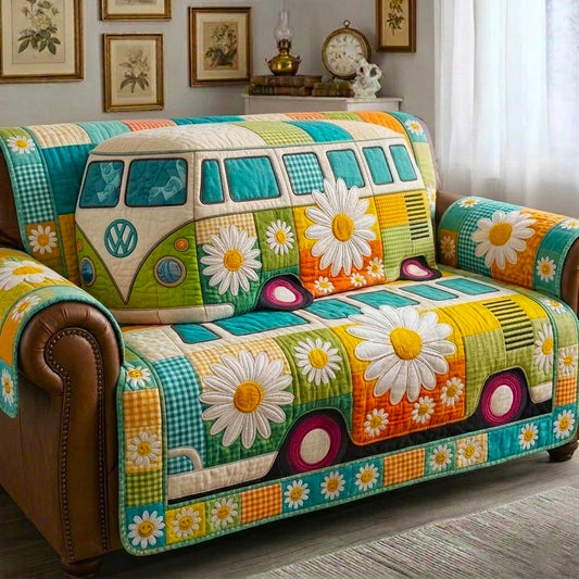 Hippie Van Quilted Sofa Cover GFTOMA10934