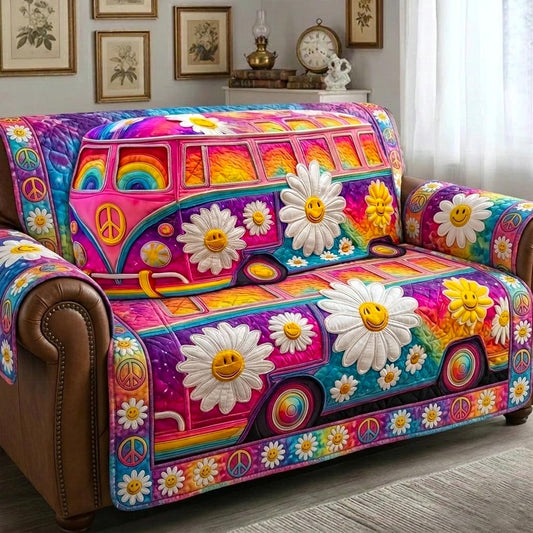 Hippie Van Quilted Sofa Cover GFTOMA10936C1