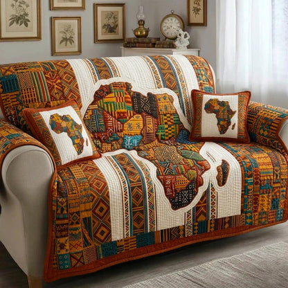 Africa Heritage Quilted Sofa Cover GFTOMA10941