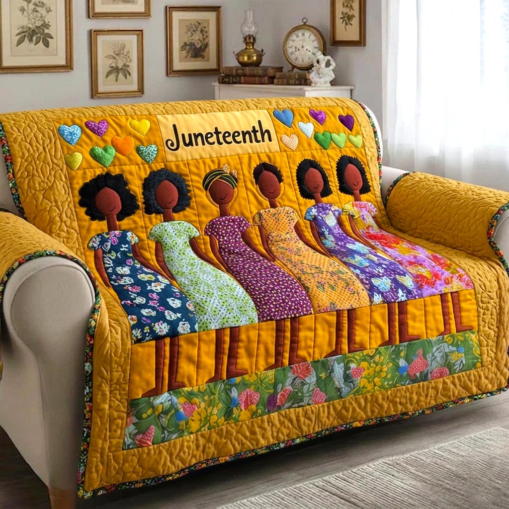 Juneteenth Quilted Sofa Cover GFTOMA10950
