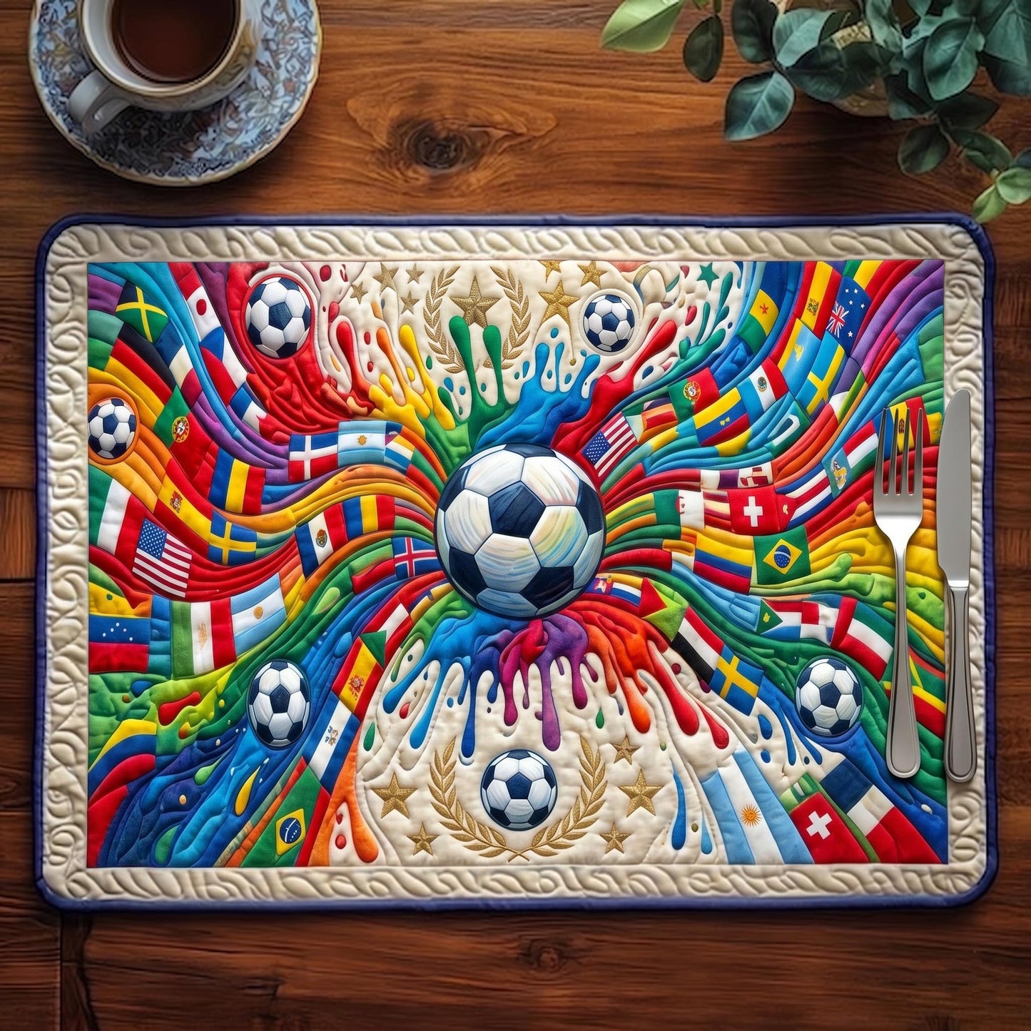 Match Day Quilted Placemat GFTOMA10974C1
