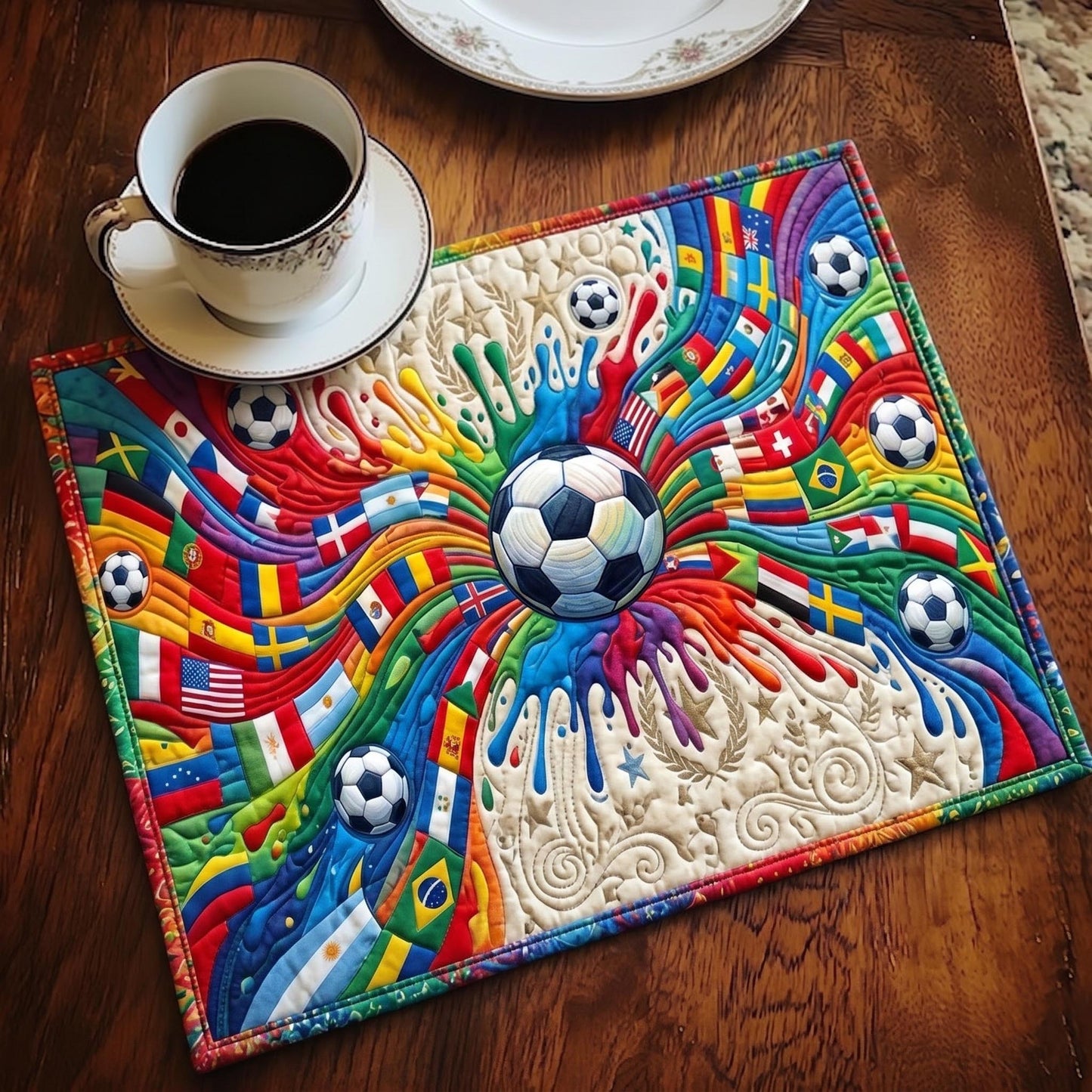 Match Day Quilted Placemat GFTOMA10975C2