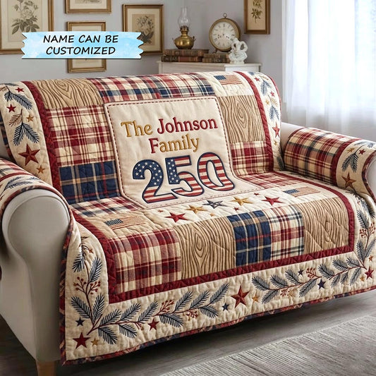 America 250th Anniversary Quilted Sofa Cover GFTOMA10988
