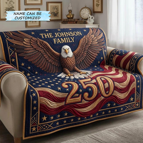 America 250th Anniversary Quilted Sofa Cover GFTOMA10989