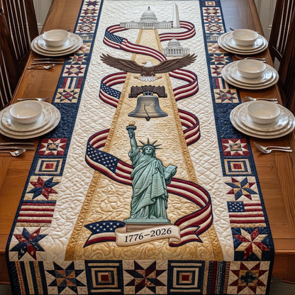 America 250th Anniversary Quilted Table Runner GFTOMA11036