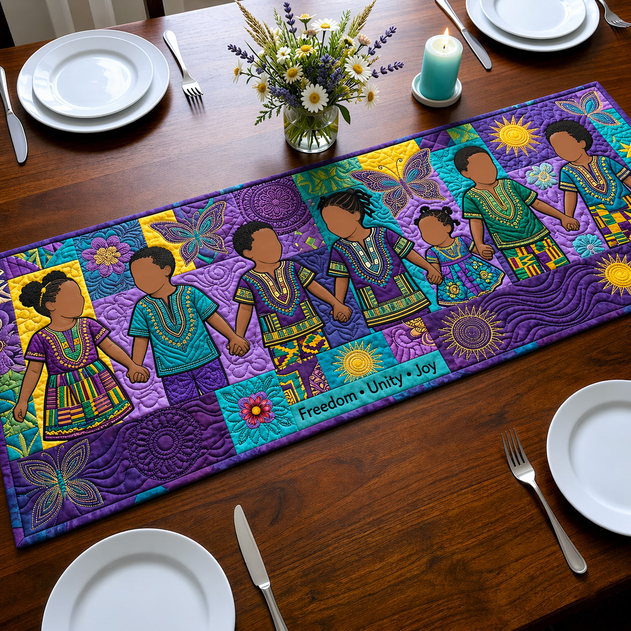 Soul of Freedom Quilted Table Runner GFTOMA11055