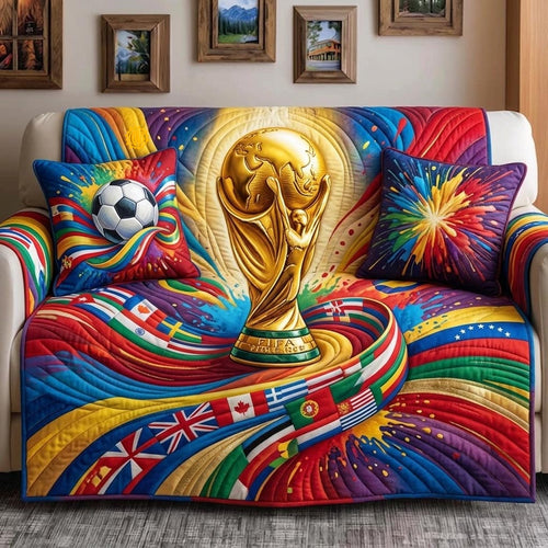 Match Day Quilted Sofa Cover GFTOMA11070