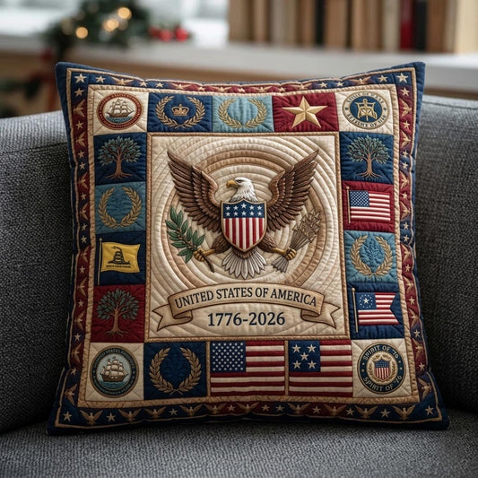 Heritage Patch Quilted Pillow Case GFTOMA11087C3